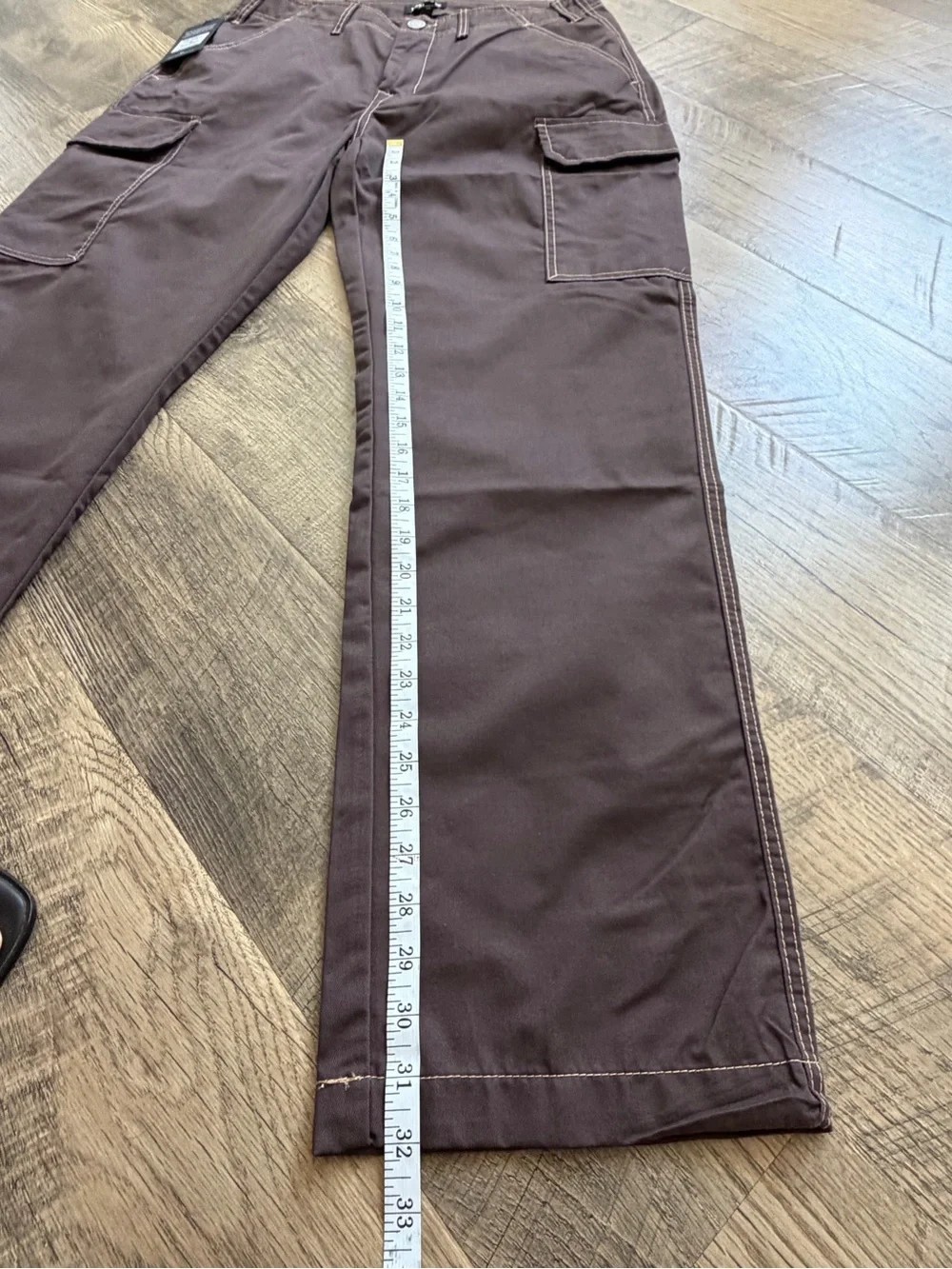 True Religion Baggy Cargo Pants Mens 32 Bracken Brown Horseshoe NWT $169